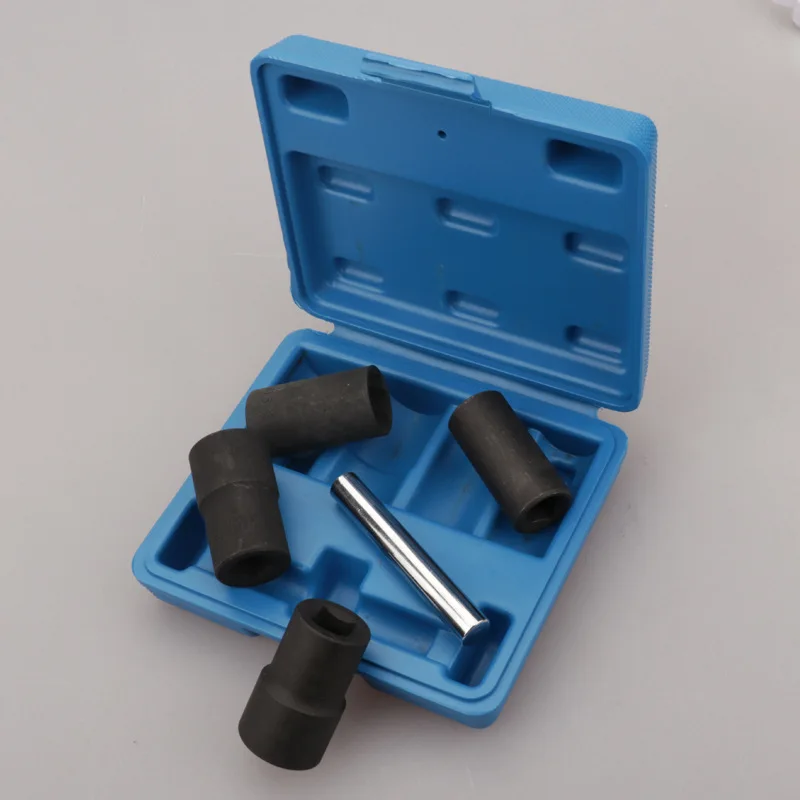

5Pcs Twist Socket Set Locking Wheel Nut Bolt Stud Extractor Removers 17Mm 19Mm 21Mm 22Mm Socket Car Accessories New