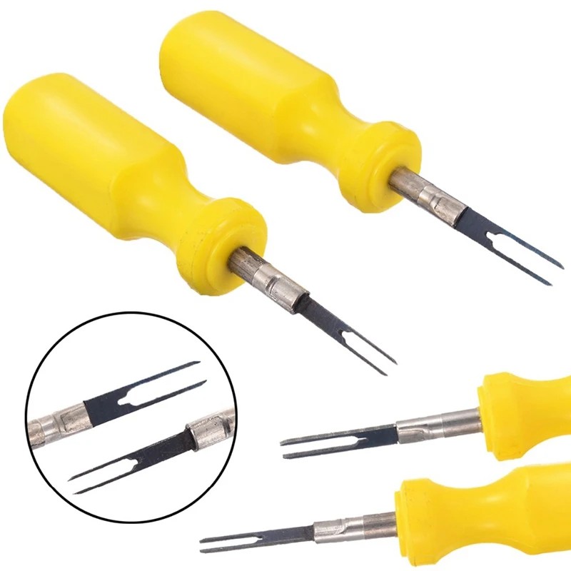 2Pcs/Set 3Mm+2Mm Car Wiring Connector Pin Release Extractor Puller Auto Terminal Removal Handle Tool for | Обустройство дома
