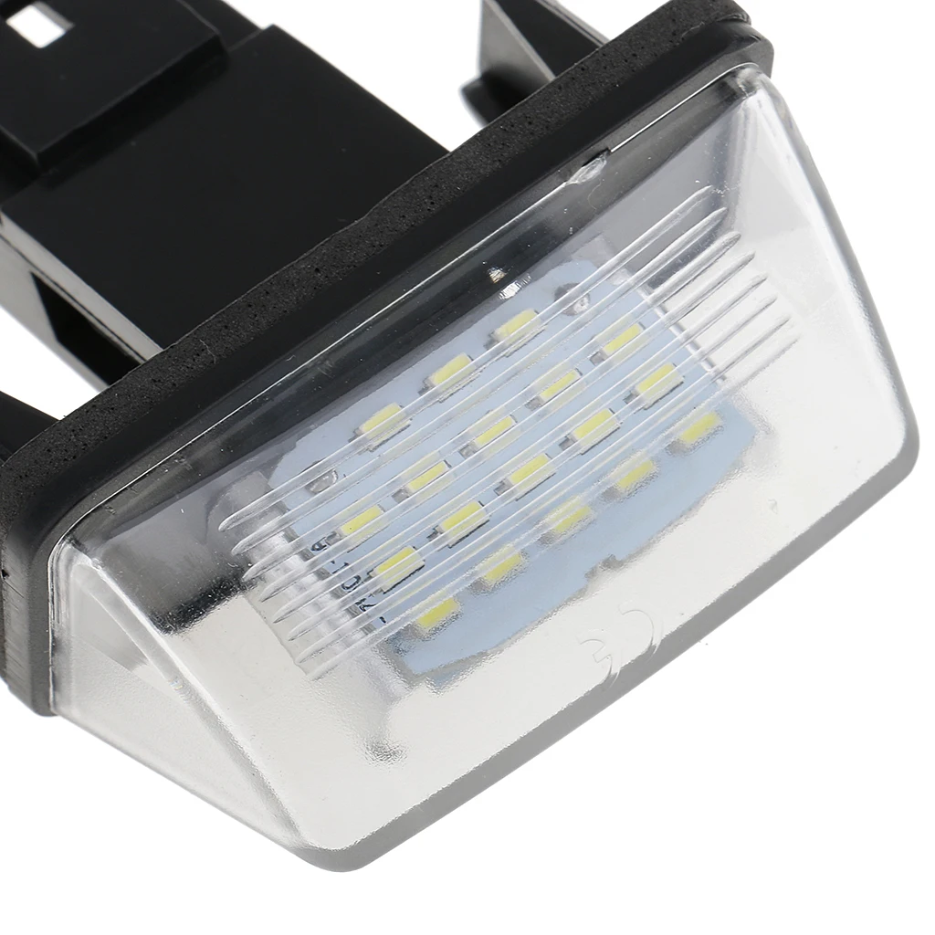 2 шт. Замена 18 SMD белый светодиодный номерной знак света для Citroen C3 C4 C5 C6 Saxo |