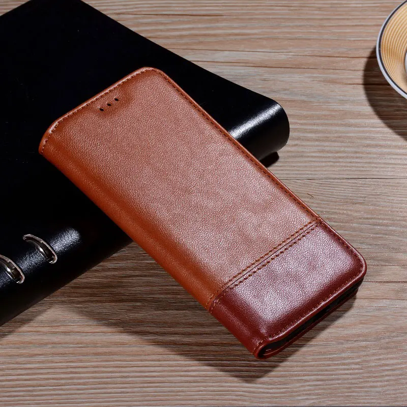 Чехол для xiaomi mi6 роскошный винтажный кожаный флип-чехол с подставкой и слотом