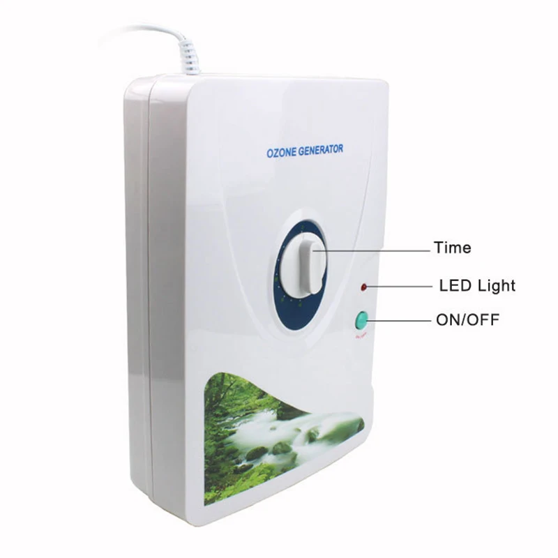 

Ozone Generator Fruits Vegetables Ozonator Air Water Purifier O3 Ozone Machine Purify Air 600mg/h LXY9