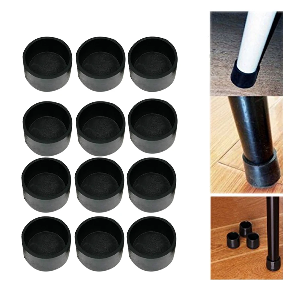 

24pcs/set Home For Outdoor Multifunction Anti Scratch Easy Install Balcony Floor Protector Tables Patio Furniture Feet Caps