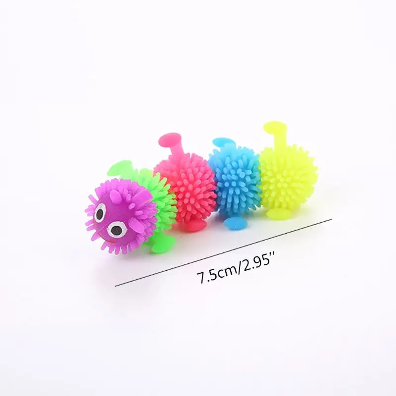 

Funny Toy Simulation Caterpillar Rubber Puppy Tidy Home Chew Toy