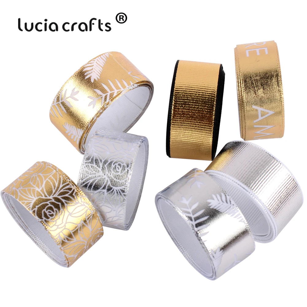 Lucia Crafts 16 20 мм атласная лента с принтом ленты бант подарочные принадлежности