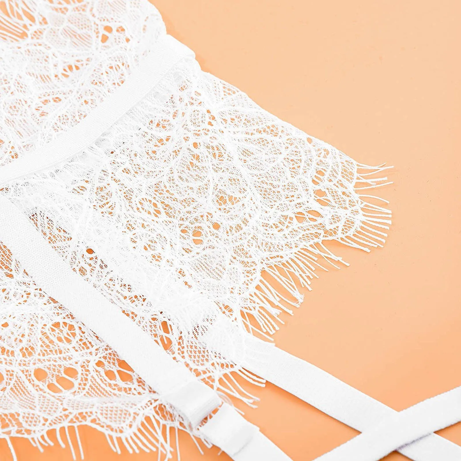 

Lace Sexy Lingerie Babydoll Erotic Underwear Women Bra G-string Garter Sleepwear Hollow See Through Lenceria Costume Plus Size