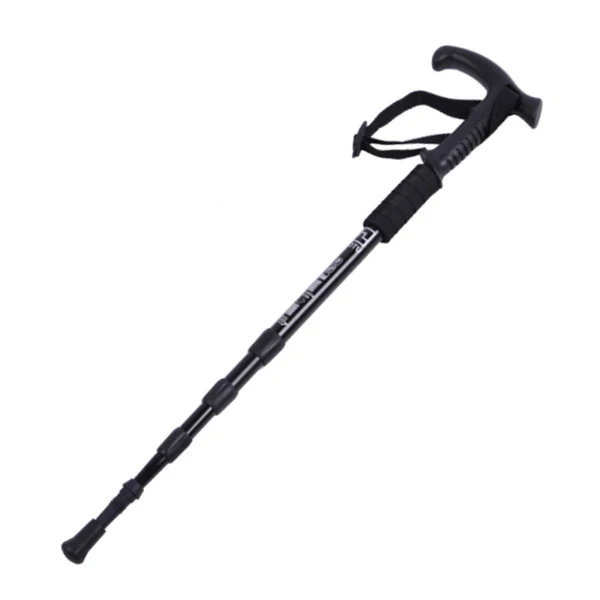 

ski poles black T-handle trekking poles 2021