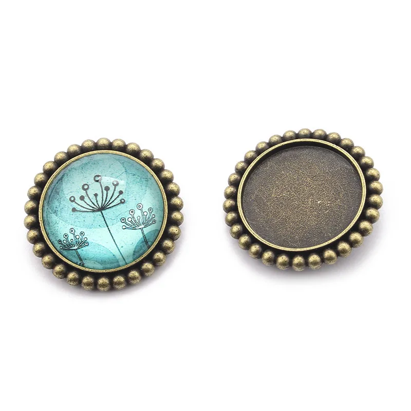 5 шт. бронзовая брошь в античном стиле 25 мм | Украшения и аксессуары