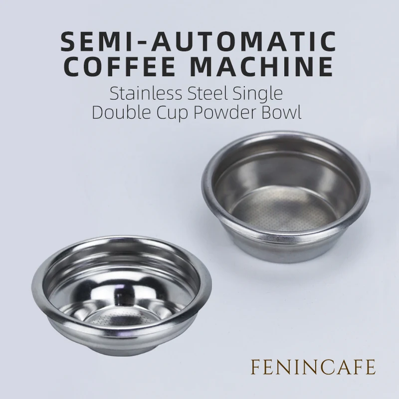Полуавтоматический фильтр для кофе эспрессо чаша из нержавеющей стали порошка
