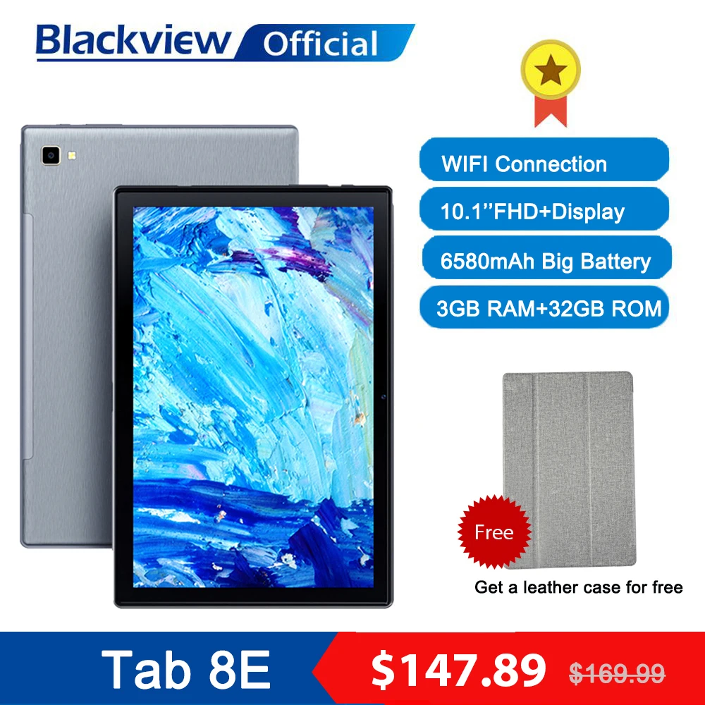 Blackview Tab 8E 10 1 дюймов Android WI FI планшетный ПК 3 Гб оперативной памяти Оперативная