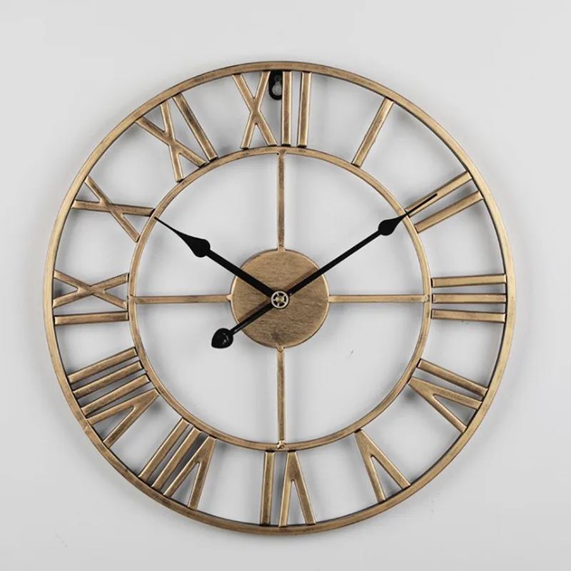 2019 Handmade Oversized 3D Retro Rustic Decorative Luxury Art Big Gear Wooden Vintage Large Wall Clock On The For Gift | Дом и сад