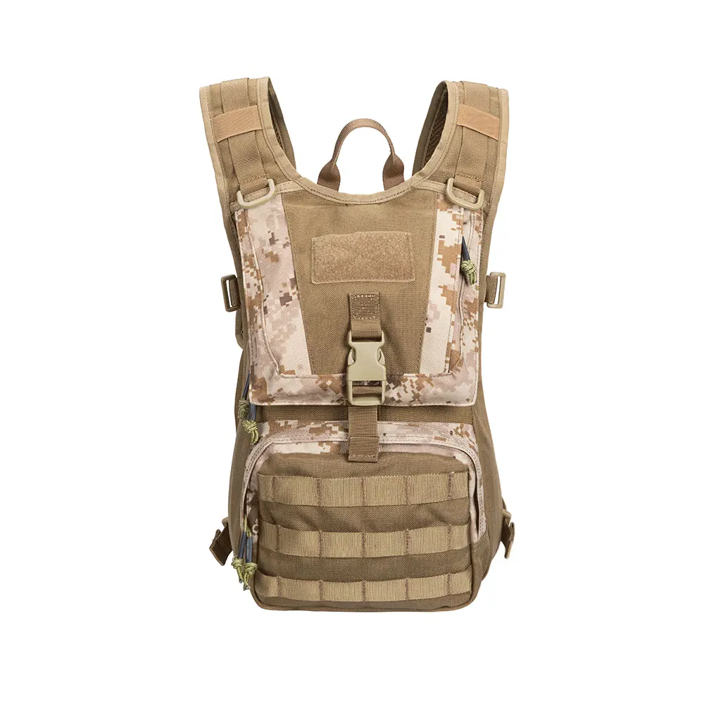 COB AOR1 Отличный Элитный тактический рюкзак-бизань Molle Hydration, военный велосипедный рюкзак двойного назначения, гидратационные рюкзаки, жилет, рюкзак - Цвет: COB AOR1