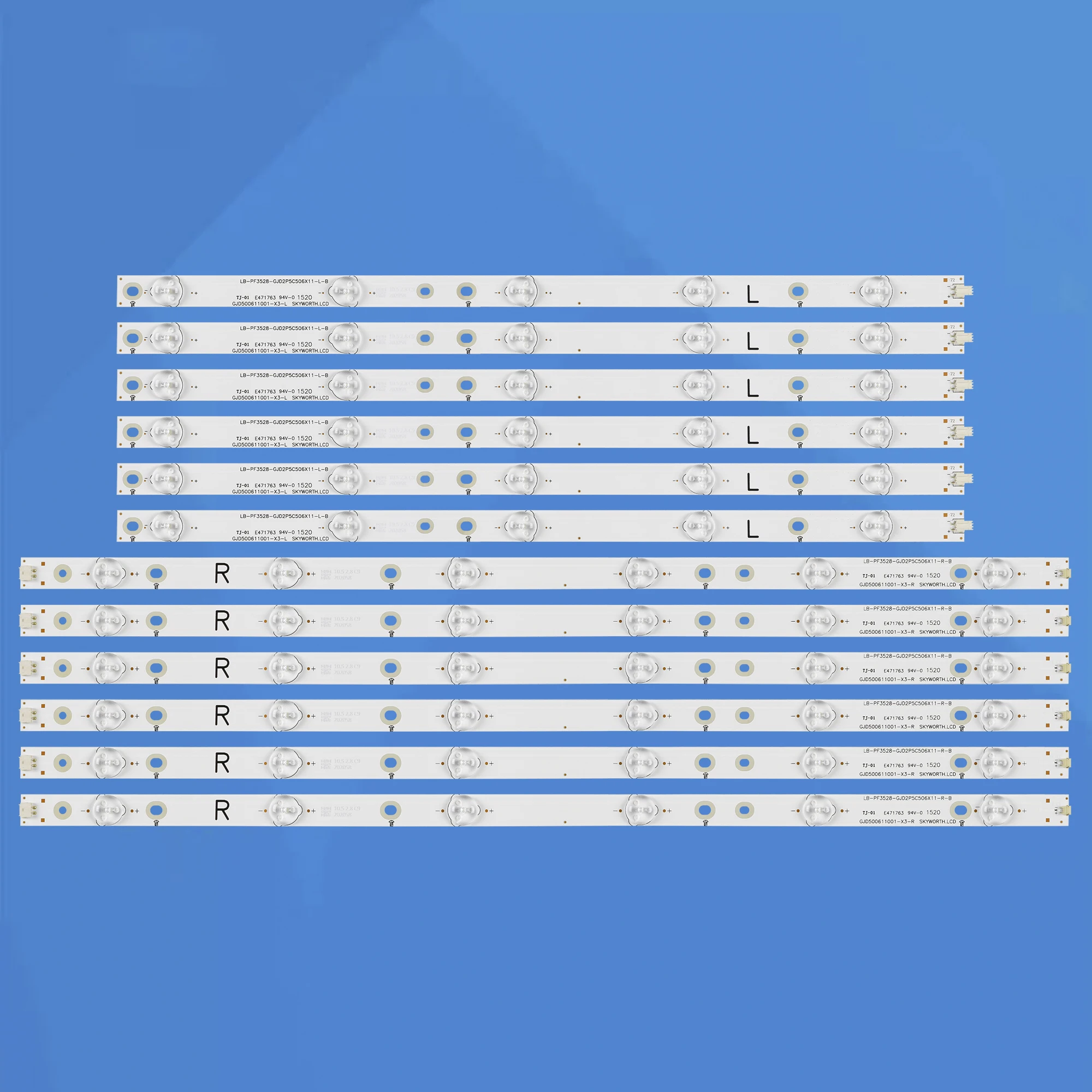 Светодиодная подсветка для 50PFT5300 YX-50026001 E506 E505 TPT500J1-HVN07.U TT5004C TT5008T V0_00 LC-50LB481C LB50045 V0 V1 _