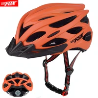 batfox in mold mtb bicycle cycling helmet mountain road bike helmet men women orange casco ciclismo road mountain helmets safet