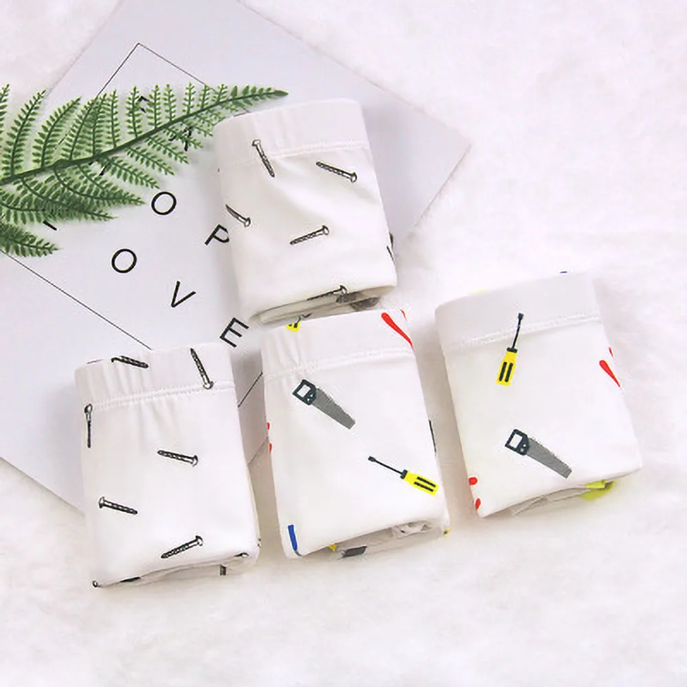 Нижнее белье для мальчиков хлопковое нижнее маленьких детей трусы детские шорты