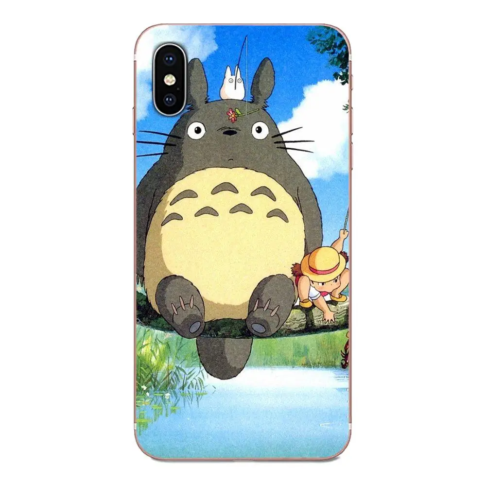 Подгоняйте Тоторо Унесенные спирали Ghibli Miyazaki для Samsung Galaxy A51 A71 A81 A90 5G A91 A01 S11 S11E S20