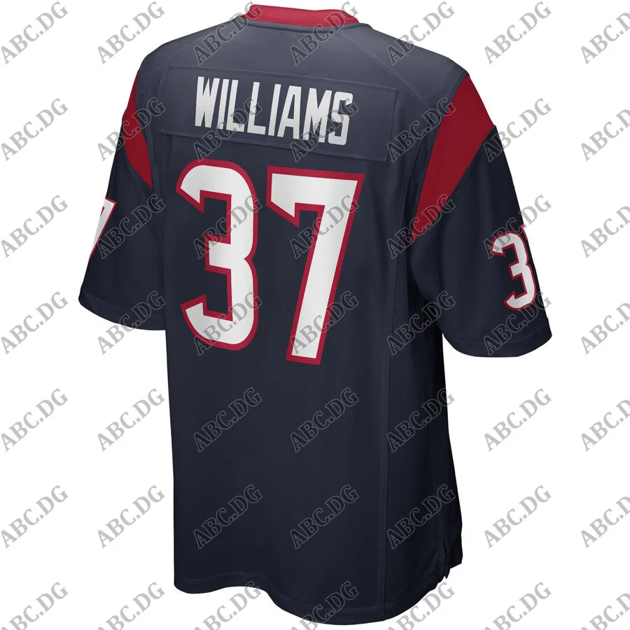 

Customized Stitch American Football Jersey Men Women Kid Youth Houston Domanick Williams Navy Game Retired Player Jersey