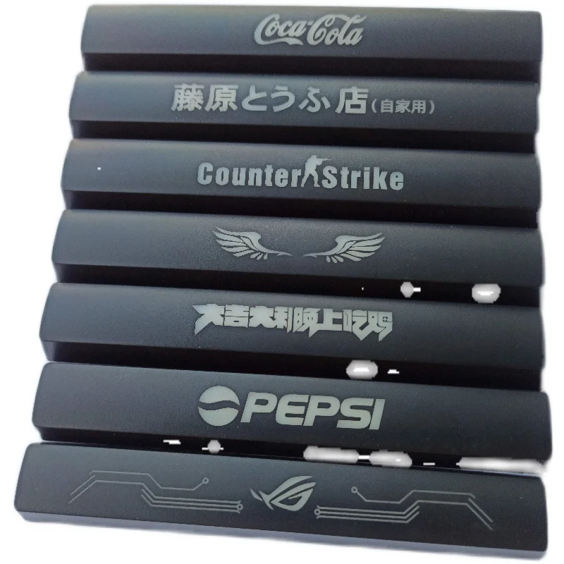 

ABS mechanical keyboard space bar DIY personality keycap 6.25 translucent keycap MX cross axis mechanical gaming keyboard cap