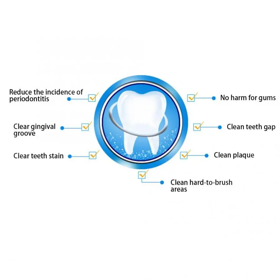 100 шт./пакет одноразовые двойной головкой чистка зубов зубочистка полости рта для