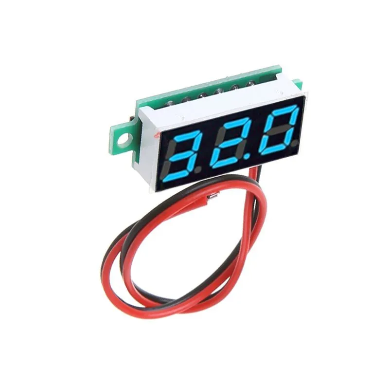 0.28 Inch DC 2.5V-30V 2 Wires Mini Digital Voltmeter Voltage Tester Meter LED Screen Electronic Parts Whosale & Dropship | Электронные