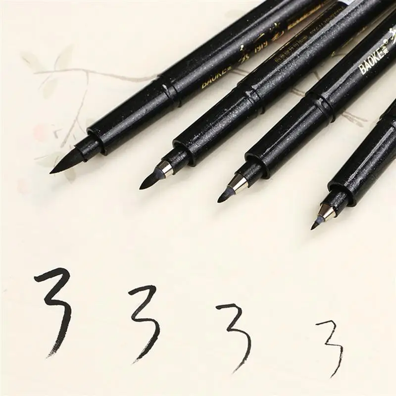 8 шт./компл. каллиграфические ручки китайские японские иероглифы Kanji кисточки для