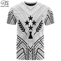 plstar cosmos 3dprint tribal culture kosrae polynesian tattoos turtle manwoman harajuku streetwear tshirts short sleeve a2