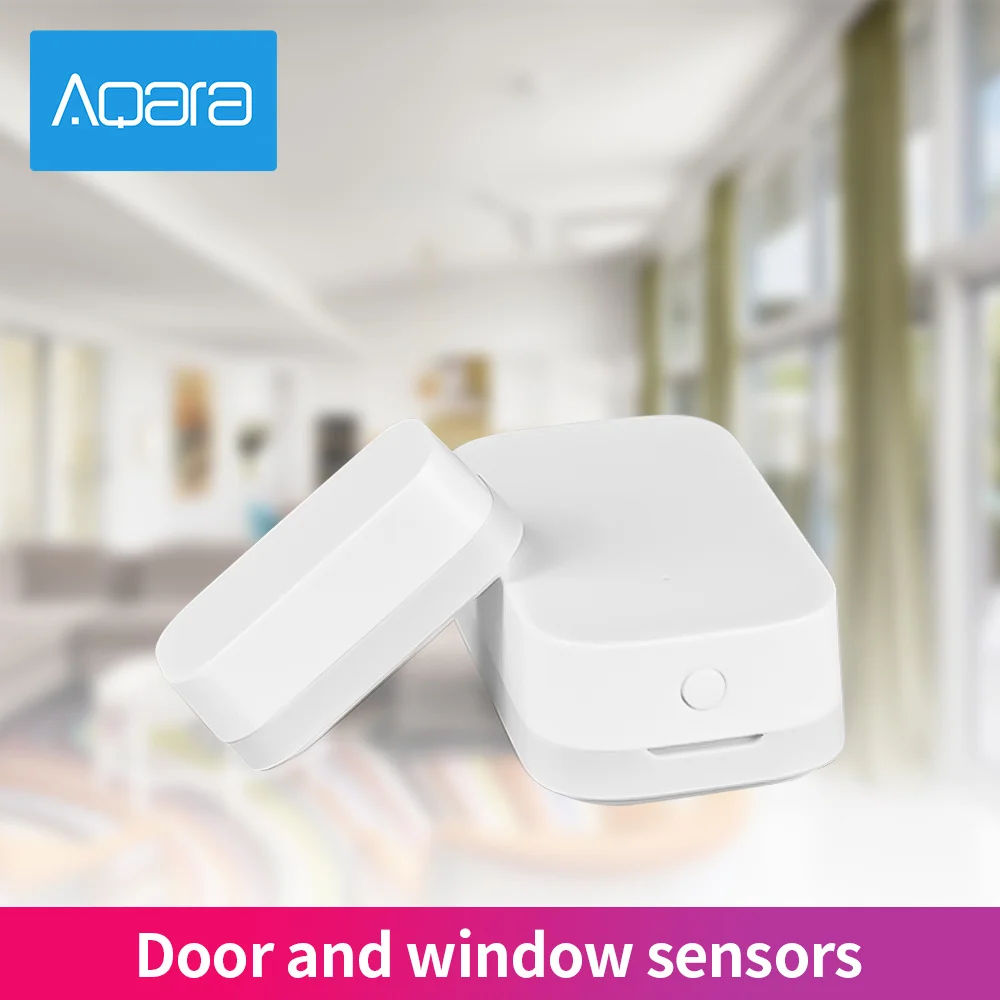 Aqara Door Window Sensor Zigbee Wireless Connection Mini Work With Mi Home APP For Xiaomi Smart | Электроника