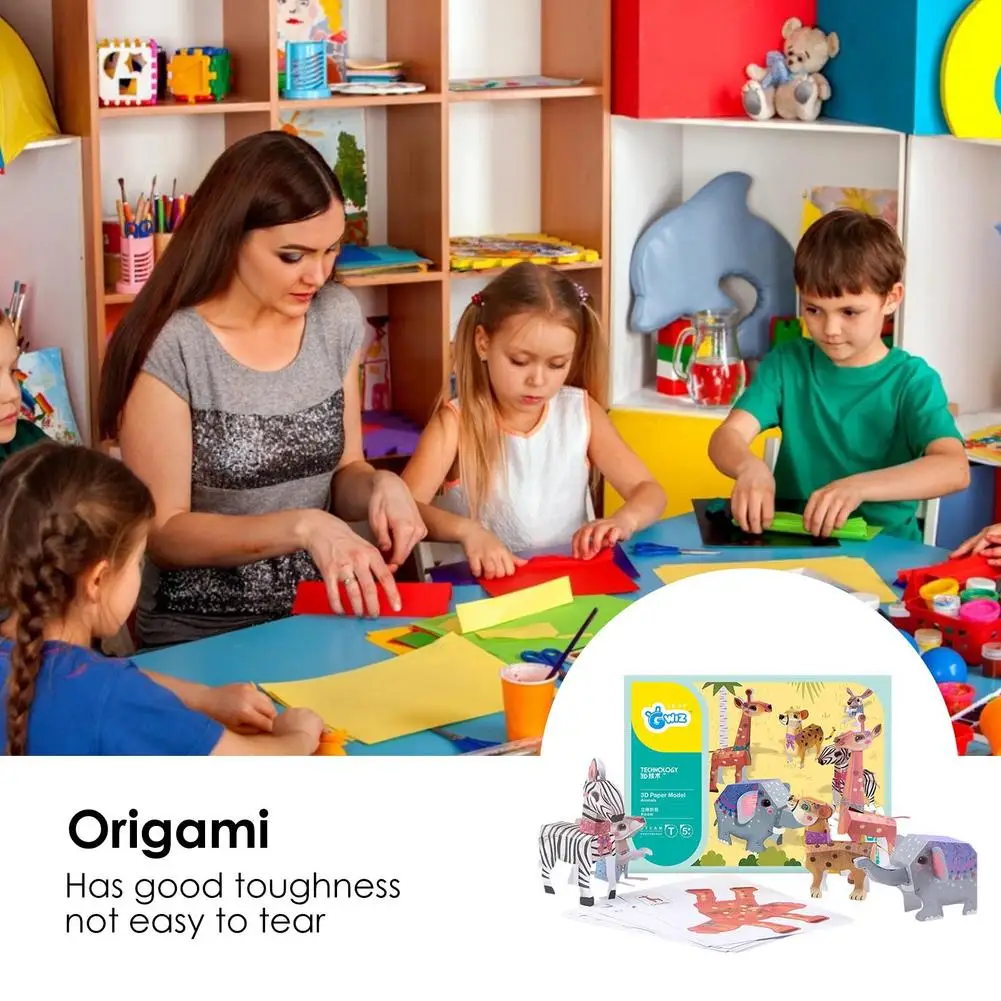 3D Бумага для оригами ручная работа набор бумаги творчества бумага детей и