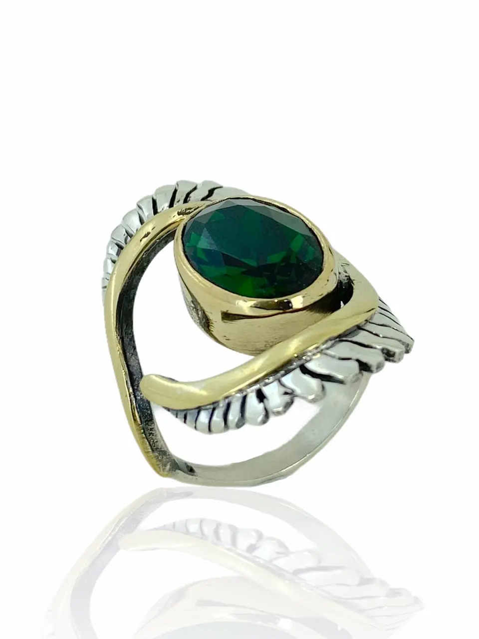 

Authentic Hand Production Wing Design 925 Silver Ring