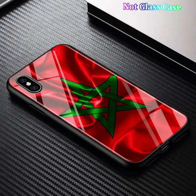Черный чехол MA Maroc с флагом Марокко для iPhone 11 11Pro X XR XS Max для iPhone 8 7 6 6S Plus 5S 5 SE глянцевый чехол для телефона - Цвет: Style 14