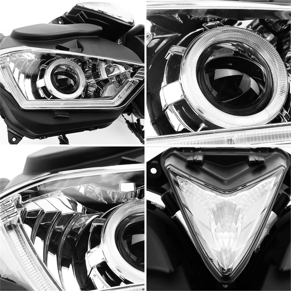 Фара мотоциклетная KEMiMOTO для YAMAHA YZF R25 R3 2013-2017 ангельский демонический глаз |