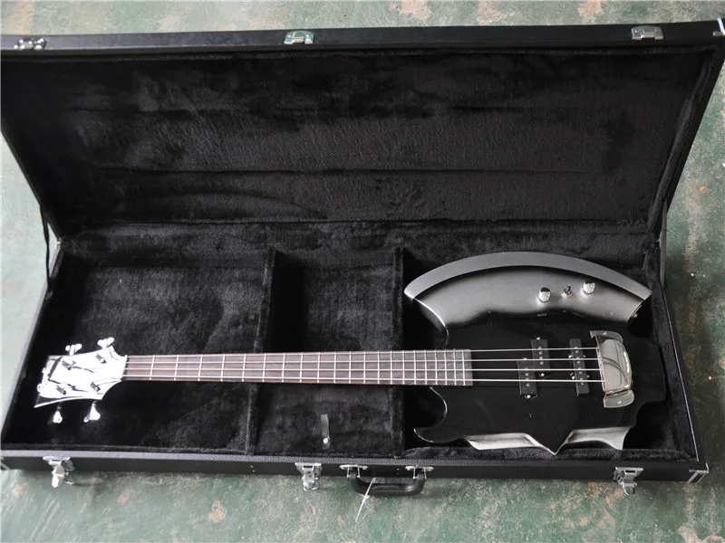 Заводская изготовленная на заказ 4-струнная топор бас-гитара с грифом из