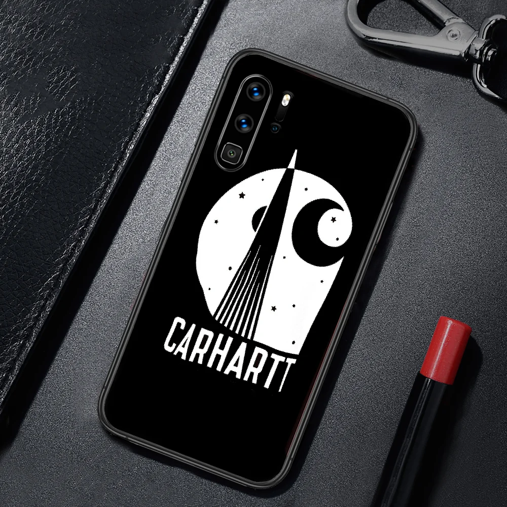 

American Clothing Brand Carhartts Phone Case Cover For Huawei P Mate Smart 10 20 30 40 Lite Z 2019 Pro Black black Etui Pretty