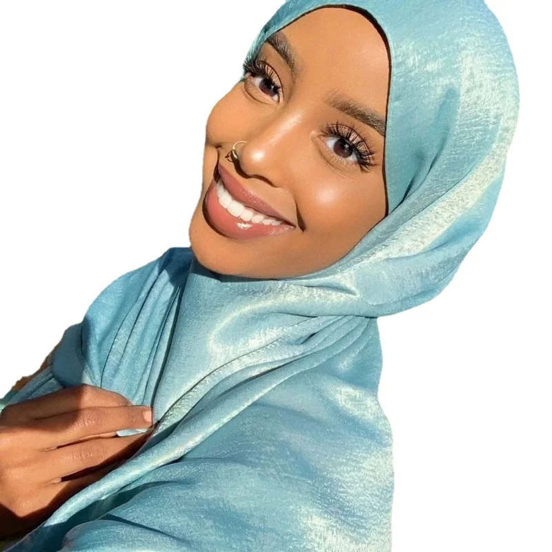 

Women's Scarf Winter Scarves Woman Plain Shawl Bandana High Quality Keep Warm Plush Satin Chiffon Hijab Scarfs Foulard Femme