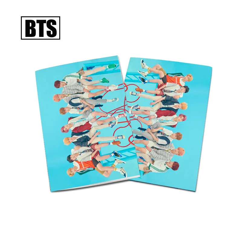 K pop Bangtan boys kawaii альбом карта персонажа ломо карты kpop фотокниги бродячие дети kpop - Цвет: notebook02