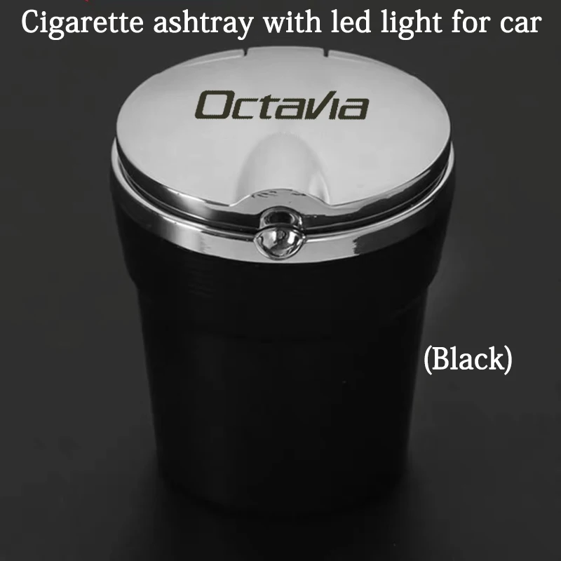 Автомобильная пепельница с синий светодиодный светильник Пепельница