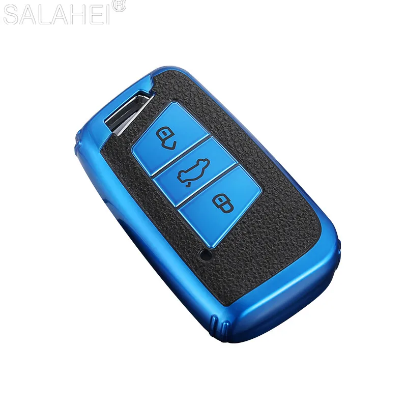 

Car Key Cases Cover Protective Shell Holder For Volkswagen VW Tiguan MK2 Magotan Passat B8 Golf CC Skoda Superb A7 Accessories