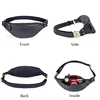 CONTACT'S 100% Crazy Horse Leather Waist Packs Travel Fanny Pack For Men Leather Waist Bag Male Belt Bag Multifunction Chest Bag 3