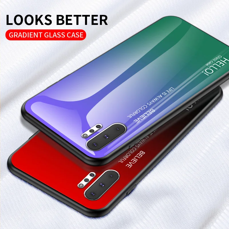 Phone Case for Galaxy J8 J7 J6 J5 Prime J4 J3 J2 Pro Gradient Tempered Glass Samsung A9 A8 A7 A6 Plus A2 Core | Мобильные телефоны