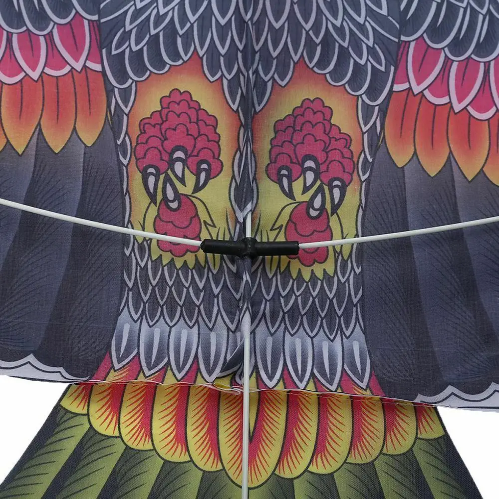 

Flat Eagle Kite With 30 Meter Kite Line Children Flying Bird Kites Windsock Outdoor Toys Garden Cloth Toys For Kids Gift 1.1m