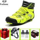 Зимняя обувь для шоссейного велоспорта Tiebao, велосипедная обувь, велосипедная обувь
