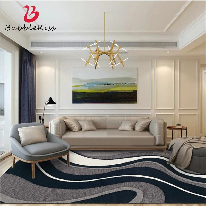 Ковер воздушный поцелуй в европейском и американском стиле с геометрическим