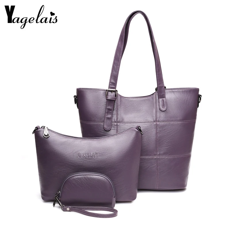 

Pcs/Sets Women Bags PU Leather Handbag Tassels Leather Shoulder Bag Crossbody Bag Clutch Ladies Purse Retro Bags