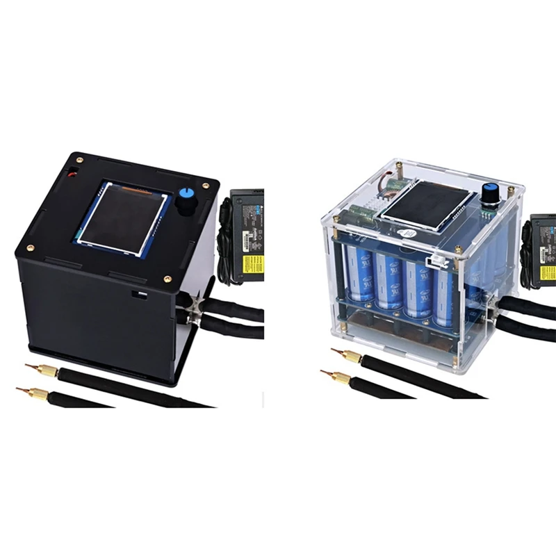 

1600F Portable Spot Welder DIY Capacitor Pulse Spot Welding Machine 18650 Battery Pack Welding Controller US Plug