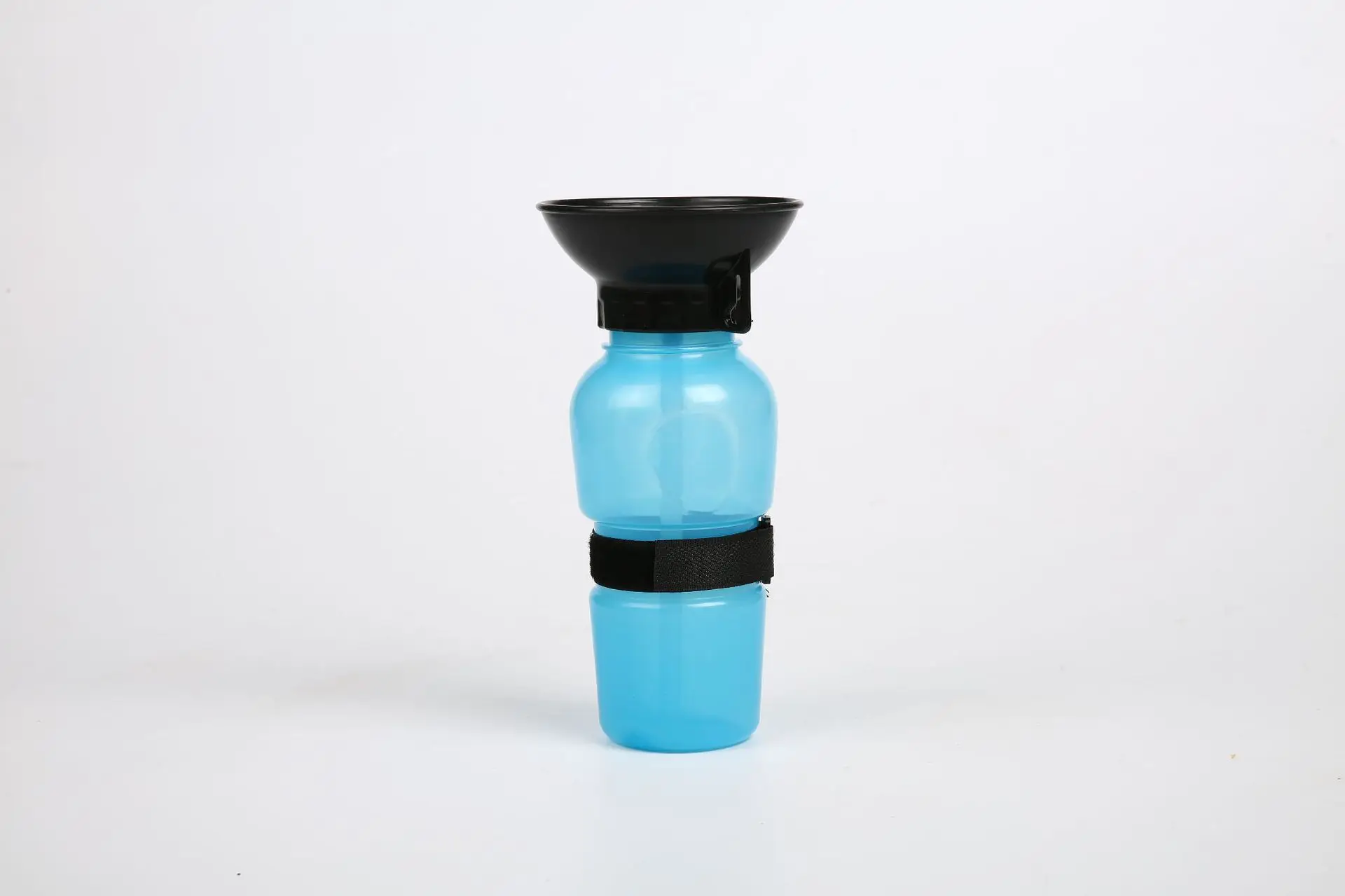 Переносная бутылка для питьевой воды кошек и собак отжима большая средняя