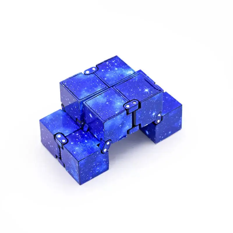 

Infinity Fidget Cube Stress and Anxiety Relief Cool Hand Mini Kill Time Toys Infinite Pocket Cube