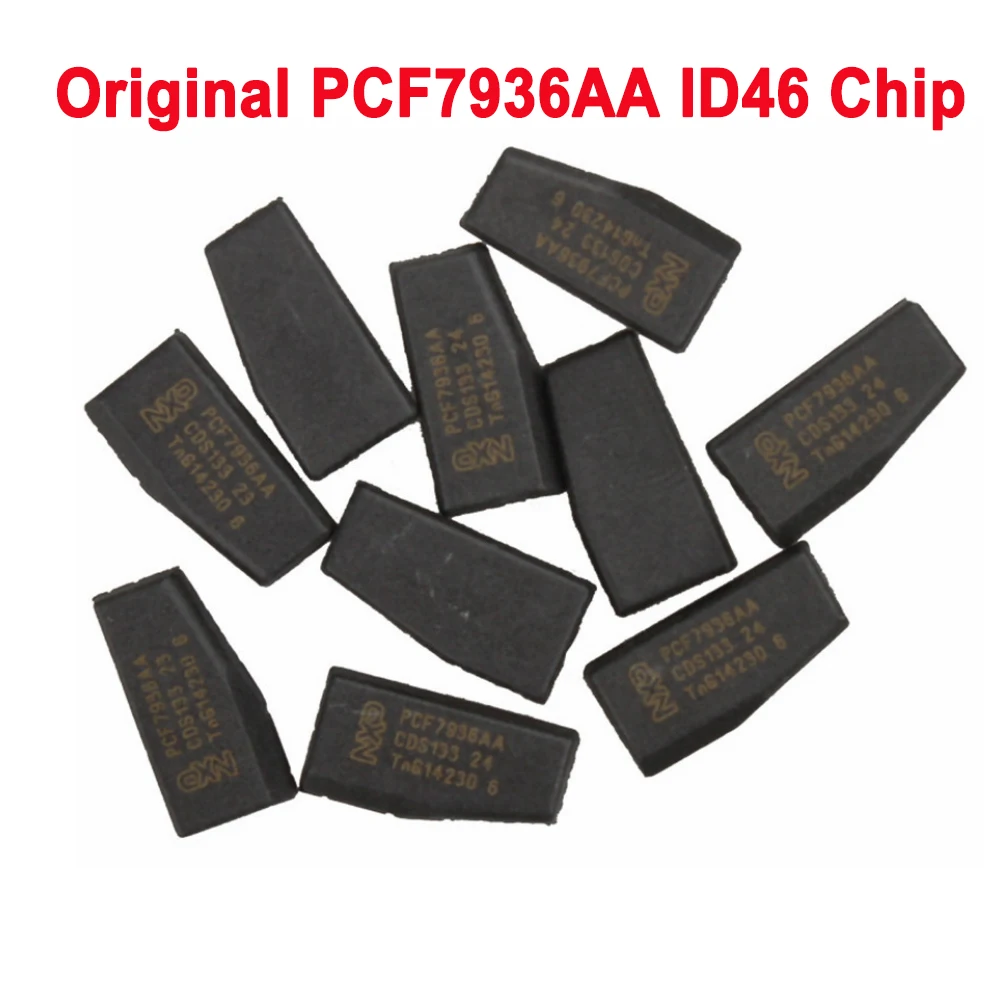 Оригинальный чип транспондера PCF7936AA ID46 T19 7936AA идентификатор разблокировки 46 PCF7936