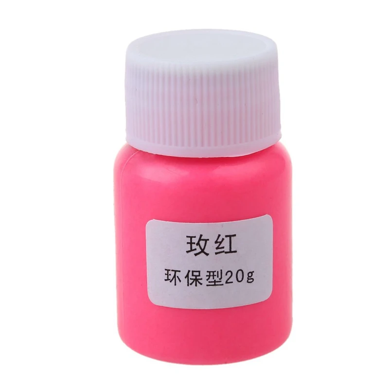 2 шт. 20 г светится в темноте акриловая светящаяся краска яркие пигментные