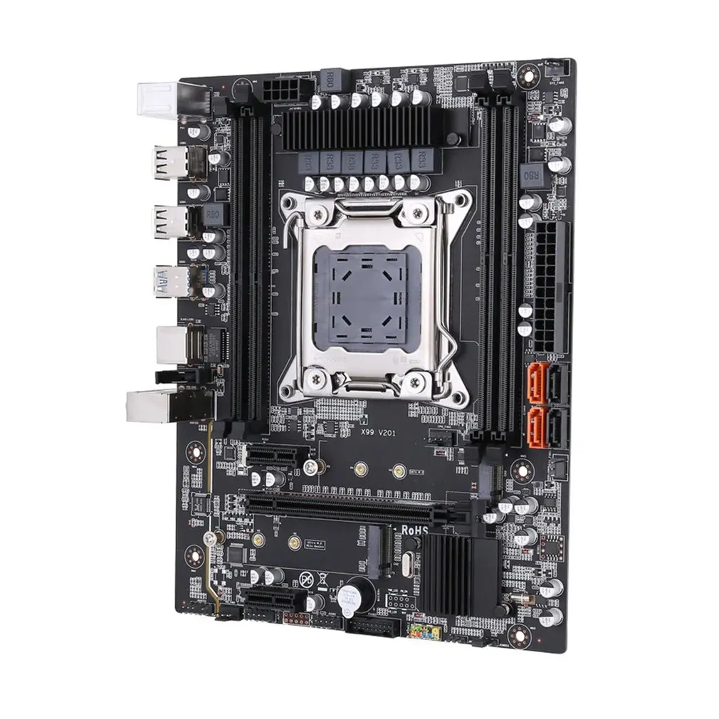 

X99 Desktop Motherboard Kit 2011-3 Pin Xeon E5 2678 V3 V4 LGA 2011-3 CPU 2pcs X 8GB16GB 2666MHz Support DDR4 Memory