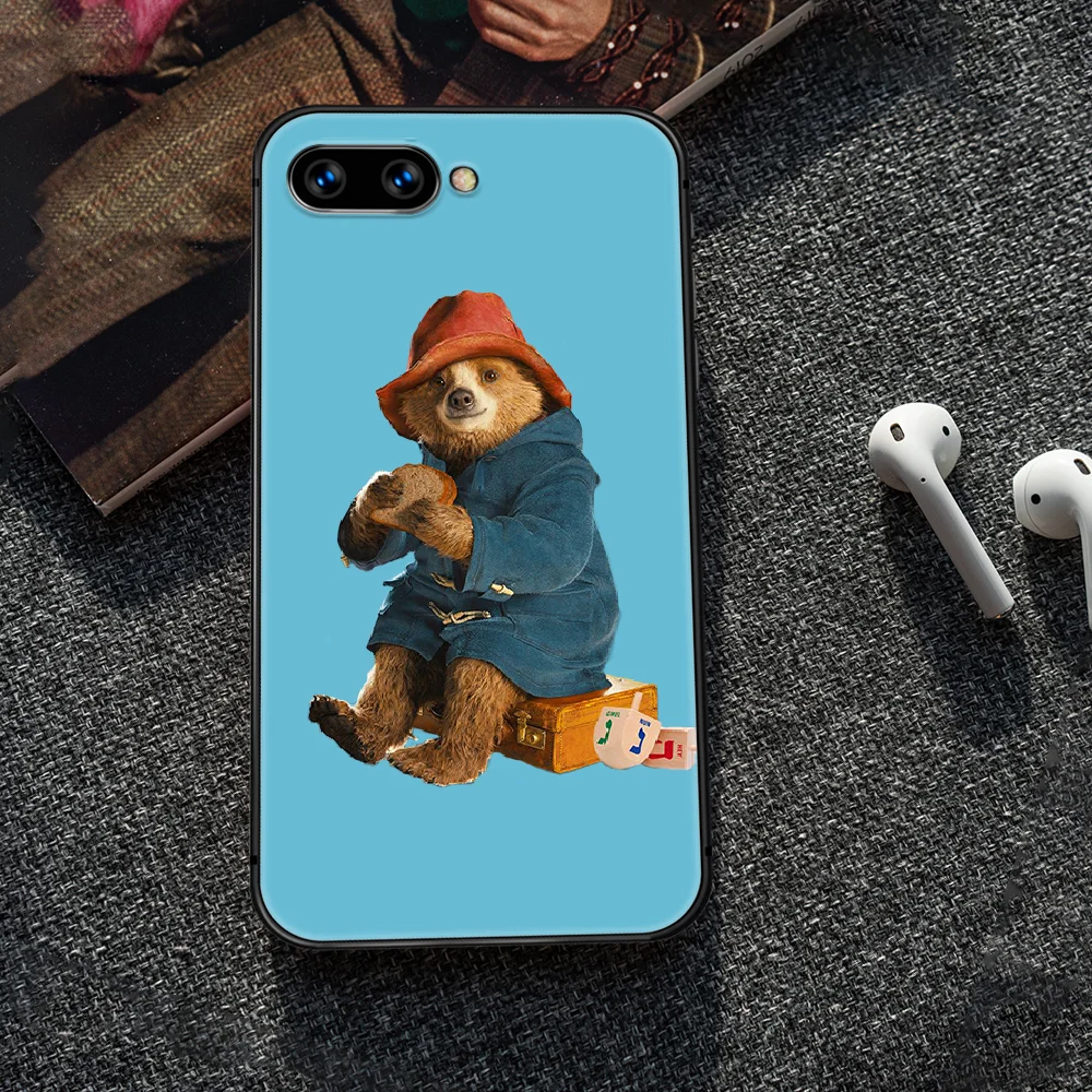 

Paddington Bear Phone Case Cover Hull For HUAWEI honor 8 8c 8a 8x 9 9a 9x V10 MATE 10 20 I lite pro black Shell Silicone Prime