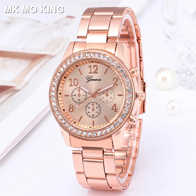 2019 классические роскошные стразы часы Для женщин модные женские Relogio Feminino Reloj Mujer
